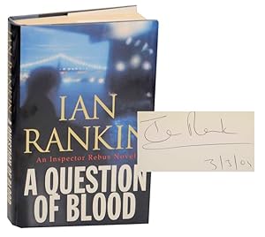 Bild des Verkufers fr A Question of Blood (Signed First Edition) zum Verkauf von Jeff Hirsch Books, ABAA