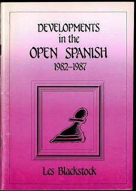 Bild des Verkufers fr Developments in the Open Spanish 1982-1987 zum Verkauf von The Book Collector, Inc. ABAA, ILAB