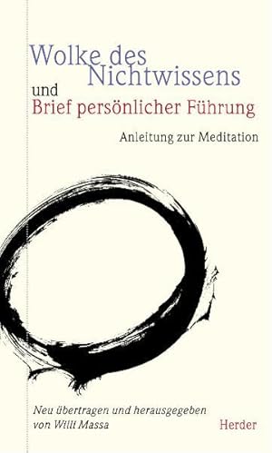 Image du vendeur pour Buch der Kontemplation genannt Wolke des Nichtwissens und Brief persnlicher Fhrung: Anleitung zur Meditation mis en vente par Antiquariat Armebooks