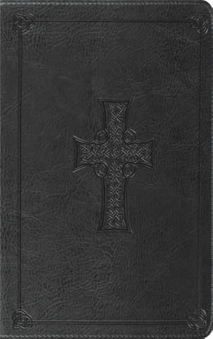 Seller image for Holy Bible : English Stanard Version, Thinline, Charcoal, Celtic Cross Design Synthetic Leather Red Letter for sale by GreatBookPricesUK