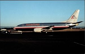 Immagine del venditore per Ansichtskarte / Postkarte Amerikanisches Passagierflugzeug, American Airlines, Boeing 737-3A4, N674AA venduto da akpool GmbH