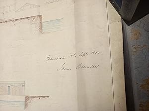 ORIGINAL ENGINEER'S DRAWING FOR THE LANCASHIRE & YORKSHIRE RAILWAY NORTH DOCKS BRANCH - PROPOSED ...