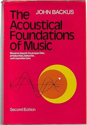 Seller image for The Acoustical Foundations of Music. Musical sound: its properties, production, behavior, and reproduction. Second Edition. for sale by City Basement Books