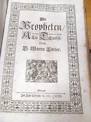 Biblia - Torso: Die Gantze Heilige Schrifft Alten und Newen Testaments, Verteutschet Durch Doctor...