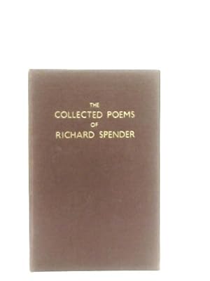 Image du vendeur pour Richard Spender: The Collected Poems mis en vente par World of Rare Books