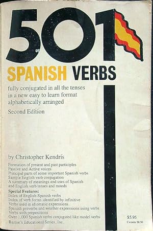 Seller image for 501 spanish verbs for sale by Librodifaccia