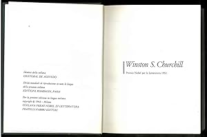 Winston S. Churchill. Premio Nobel per la Letteratura 1953.