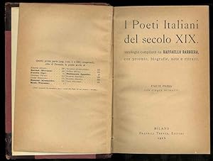 I poeti italiani del secolo XIX. Parte prima.