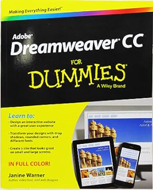 Bild des Verkufers fr Dreamweaver CC For Dummies. zum Verkauf von Entelechy Books
