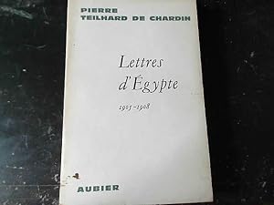 Seller image for Lettres d'Egypte : 1905-1908 Teilhard de Chardin for sale by JLG_livres anciens et modernes