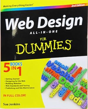 Bild des Verkufers fr Web Design All-In-One for Dummies. 2nd Edition. zum Verkauf von Entelechy Books