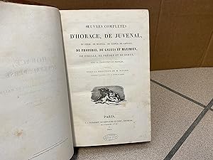 Imagen del vendedor de Oeuvres completes avec la traduction en franais publi sous la direction de M. Nisard. a la venta por LIBRERIA ANTICUARIA LUCES DE BOHEMIA