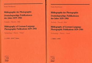 Bild des Verkufers fr Bibiographie der Photographie. Deutschspachige Publikationen der Jahre 1839-1984. Technik - Theorie - Bild. zum Verkauf von Buch + Foto Marie-Luise Platow