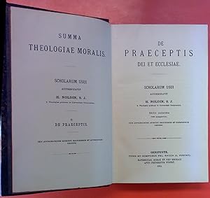 Image du vendeur pour Summa Theologiae Moralis II. De Praeceptis. Scholarum Usui Accomomodavit. mis en vente par biblion2