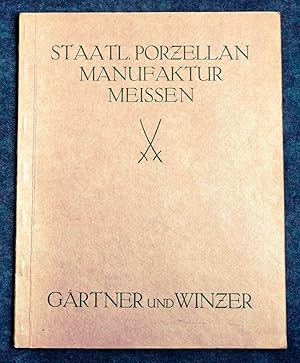 Manufaktur Meissen, Gärtner und Winzer. Mit Preisliste. 1933