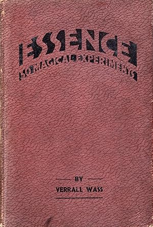Seller image for Essence: 30 Magical Experiments for sale by A Cappella Books, Inc.