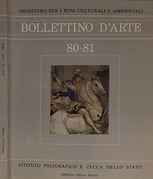 Bild des Verkufers fr Bolletino d'Arte N. 80 - 81 Luglio - Ottobre - Anno 1993 zum Verkauf von Biblioteca di Babele