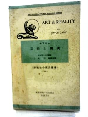 Bild des Verkufers fr Art and Reality zum Verkauf von World of Rare Books