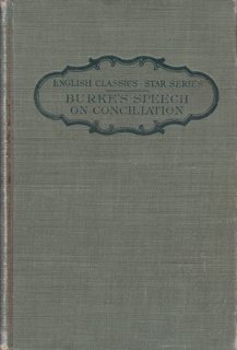 Speech of Edmund Burke on Conciliation With the Colonies