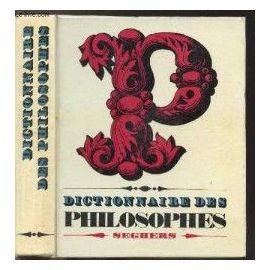 Bild des Verkufers fr Dictionnaire des philosophes zum Verkauf von JLG_livres anciens et modernes