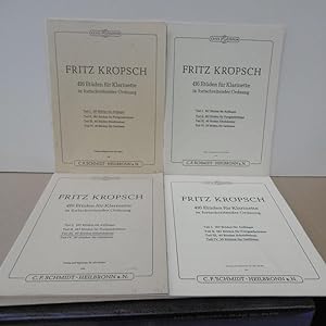 416 Etüden für Klarinette in fortschreitender Ordnung. Teil 1: 167 Etüden für Anfänger; Teil 2: 1...