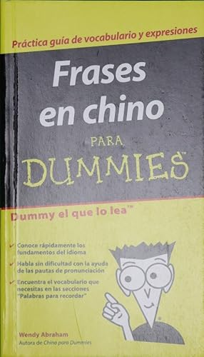 Seller image for Frases en chino para dummies for sale by Librera Alonso Quijano