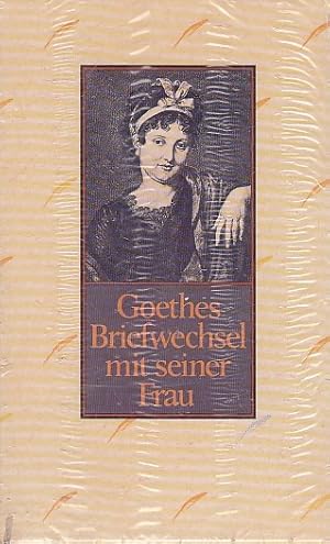 Imagen del vendedor de Goethes Briefwechsel mit seiner Frau hrsg. von Hans Gerhard Grf; Insel-Taschenbuch, 1100 a la venta por Licus Media