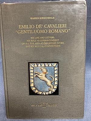 Bild des Verkufers fr Emilio de' Cavalieri "Gentiluomo Romano" zum Verkauf von Bryn Mawr Bookstore