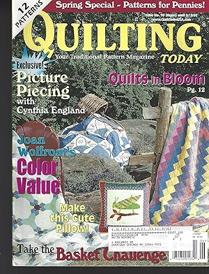 Image du vendeur pour Quilting Today Magazine, June 2002 (Volume 16, Number 2, Issue Number 90) mis en vente par Vada's Book Store