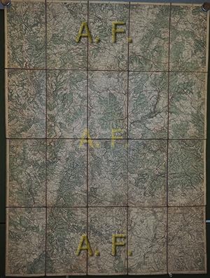 Seller image for Mapa Okoli Brnenskho (Brnn), Lsch, Turas, Schwarzkirchen, Brodek, Swittawka, 1 : 75.000 (ca. 60,5 x 81,5 cm) for sale by Antiquarische Fundgrube e.U.