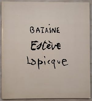 Bazaine, Estève, Lapicque. Ausstellung 11. Okt. - 10. Nov. 1968 in der Staatlichen Kunsthalle Bad...