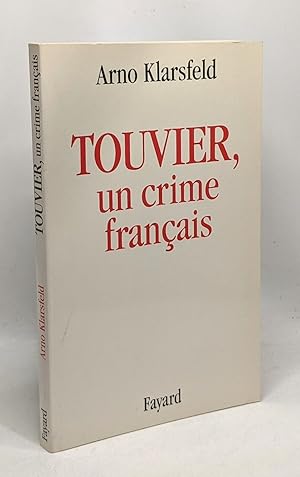 Seller image for Touvier un crime franais for sale by crealivres