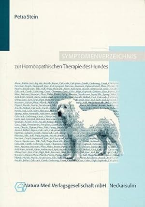 Bild des Verkufers fr Symptomenverzeichnis zur Homopathischen Therapie des Hundes zum Verkauf von Smartbuy