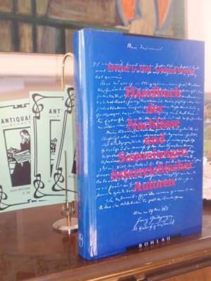 Bild des Verkufers fr Handbuch der Nachlsse und Sammlungen sterreichischer Autoren. zum Verkauf von Antiquariat Klabund Wien