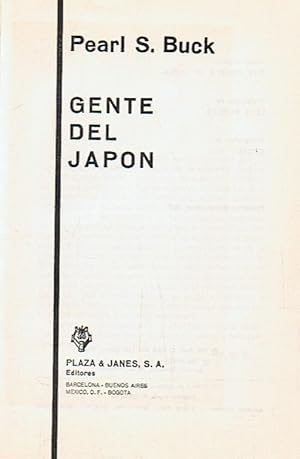 Imagen del vendedor de GENTE DEL JAPN a la venta por Librera Torren de Rueda