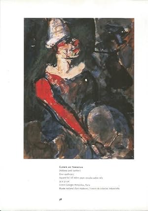 Seller image for LAMINA 51367: Clown au tambour, por Rouault for sale by EL BOLETIN