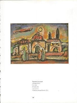 Image du vendeur pour LAMINA 51393: Paysage biblique, por Rouault mis en vente par EL BOLETIN