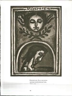 Seller image for LAMINA 51399: Miserere Mei, por Rouault for sale by EL BOLETIN