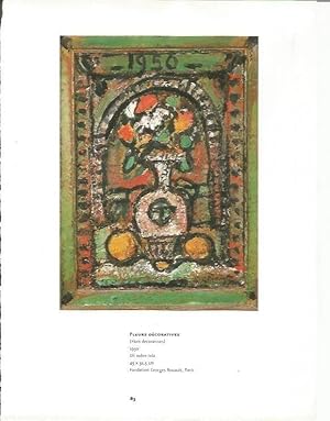 Seller image for LAMINA 51395: Fleurs decoratives, por Rouault for sale by EL BOLETIN