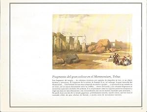 Bild des Verkufers fr LAMINA 51733: Fragmento del Coloso de Memnonium en Tebas zum Verkauf von EL BOLETIN