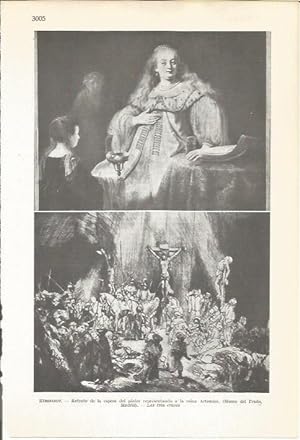 Bild des Verkufers fr LAMINA 51484: Obras de Rembrandt zum Verkauf von EL BOLETIN