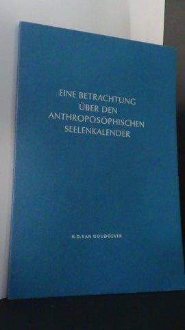 Seller image for Eine Betrachtung ber den anthroposophischen Seelenkalender. for sale by GAMANDER ANTIQUARIAT