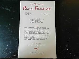 Imagen del vendedor de La Nouvelle Revue Franaise. N 381, 1er octobre 1984 a la venta por JLG_livres anciens et modernes