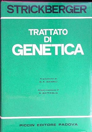 Imagen del vendedor de Trattato di genetica a la venta por Librodifaccia