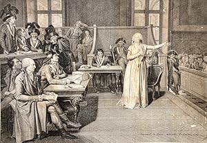 Jugement de Marie-Antoinette d' Autriche / El juicio de María Antonieta de Austria