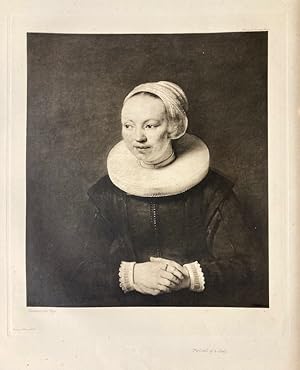 Bild des Verkufers fr Portrait of a Lady / Retrato de una Mujer, Rembrandt van Rijn zum Verkauf von Frame