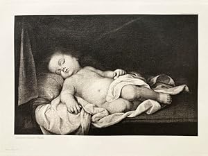 Bild des Verkufers fr The Infant Christ Sleeping / El Nio Jess Dormido, Bartolome Estevan Murillo zum Verkauf von Frame