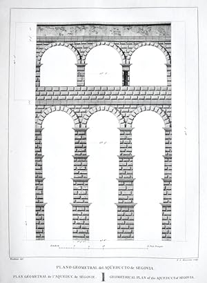 Plano Geometral del Aqueducto de Segovia [Acueducto de Segovia]