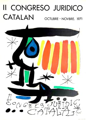 Miró - II Congreso Juridico Catalán (Barcelona, 1971)