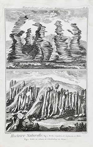 Reino Mineral - Montañas / Mineralogie, 4me Collection, Montagnes - Histoire Naturelle, roches si...